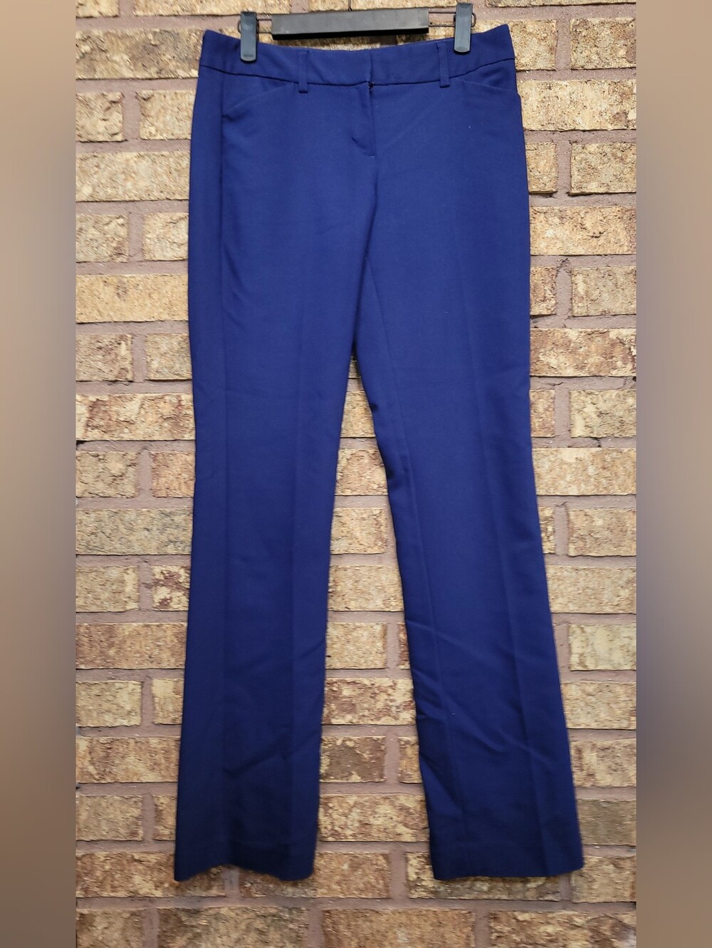 Express Women's Royal Blue Straight-Leg Dress Pants Size 0R Business Casual